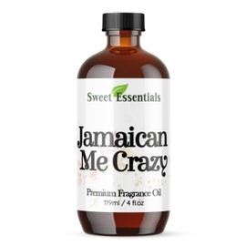 Jamaican Me Crazy, 4fl oz Premium Fragrance Oil, Aromatherapy, Diffuser, Crafts, Soap, Home Scents, Bath & Body, DIY Parfum and Much More. Versatile & Long-Lasting by Sweet Essentials
