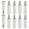 PATIKIL 10 Pcs M3x15+6mm Stainless Steel Standoff Extension Posts Screws,Metric