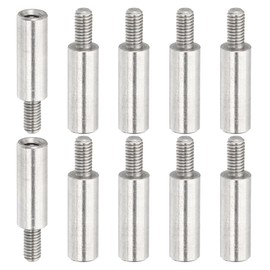 PATIKIL 10 Pcs M3x15+6mm Stainless Steel Standoff Extension Posts Screws,Metric Male Female Thread Adapters Spacer for PCB,Quadcopter Drone,Computer & Circuit Board Assortment Kit
