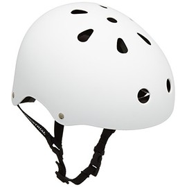 INDUSTRIAL HELMET WHITE M: Head Circumference Approx. 22.8 inches (58 cm), Skateboard Helmet