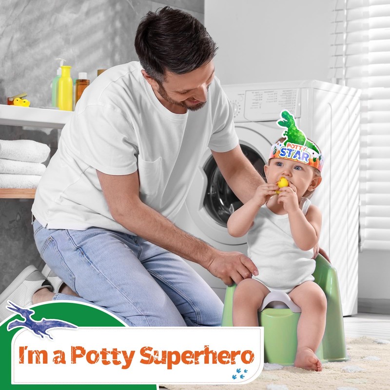 WERNNSAI Potty Training Chart - Dinosaur Toilet Training Reward Chart