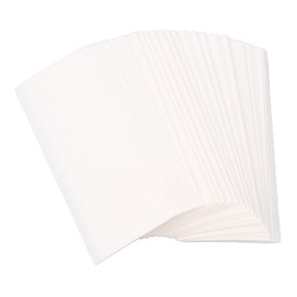 100Pcs Button Absorbent Paper, Flute Cleaning Cloth Pad Cleaning Paper for Woodwind Saxophone Clarinet