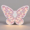 LITECRAFT Glow Butterfly Table Lamp LED Children's Lighting - Pink,