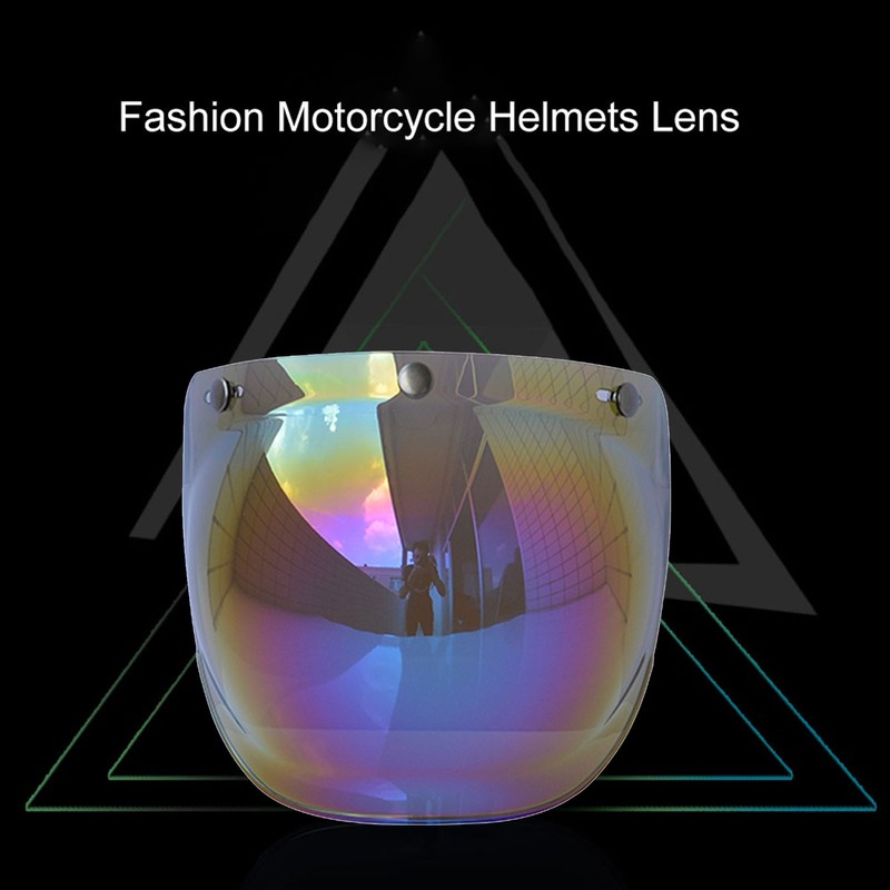 Motorcycle Anti-UV Anti-Scratch Helmets Lens Bubble Visor Wind Shield Lens