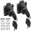Litensh Cam Lock 22mm, Cabinet Lock with Key Different, Mailbox