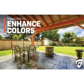 Cryli-Tek 5505-1 Gallon Solvent Based Acrylic High Gloss Wet Look Water Repellent, Concrete Sealer and Paver Sealer