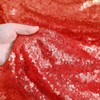 ShinyBeauty 72 Inch Table Runner Rio Red Sequin Table Runner