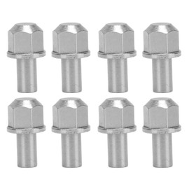 equlup RC Hex Wheel Hub Drive Adapter, 8 Pieces RC Hex Wheel Hub Drive Adapter Extension Column Metal Nut for SCX10 D90 GEN8
