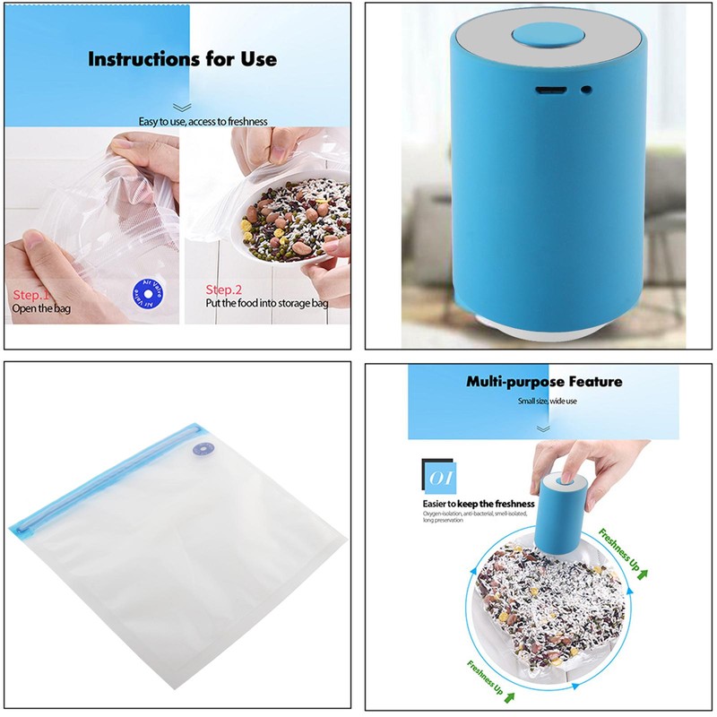 Mini Automatic Vacuum Pump Portable Vacuum Sealer Machine with Vacuum