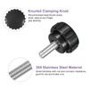 uxcell 8Pcs M6 x 16mm Knurled Clamping Knob, 304 Stainless