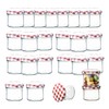 BigDean Set of 24 Jam Jars 125 ml Preserving Jars