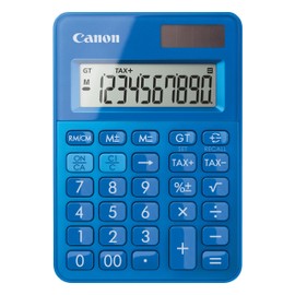 Canon LS-100K Calculator (Blue) - 10-digit display with tax function