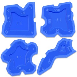 Silicone Caulking Tools Kit,Sealant Grout Finishing Tool for Bathroom,Kitchen,Floor,Window,Sink Joint,Frames Seal(4Pcs)