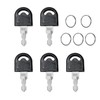 KLIVYA Paper Towel Dispenser Key,Stainless Steel Toilet Paper Dispenser Key