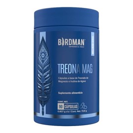 Suplemento Alimenticio Birdman Treonato de Magnesio 90 Cap
