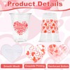 50 Pcs 12 oz Valentine’s Day Plastic Cups, “Happy Valentine’s