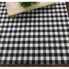 Unbranded Primitive Farmhouse BLACK WHITE BUFFALO CHECK TABLE SQUARE Tablecloth Topper
