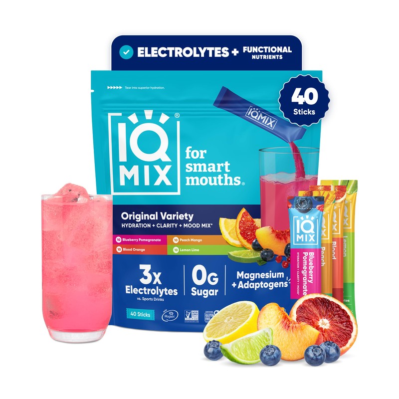 IQBAR- “Paquetes de Polvo de Electrolitos Sin Azúcar IQMIX Suplemento