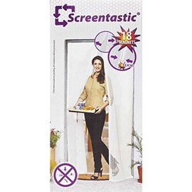 Venteo 5244 Mosquito Net for Door with Magnets 215 x 50 cm x 2 White