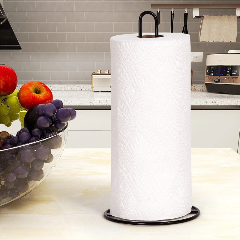 Kitchen Roll Holder Free Standing, OBODING, Paper Towel Holder Countertop,