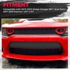 HECASA Front Lower Grille Grill Compatible with 2015-2023 Dodge Charger