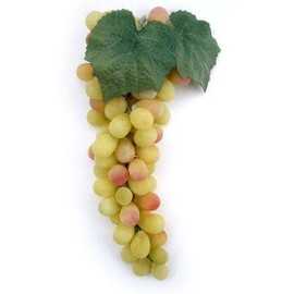 Artificial Lemon Green Grape Cluster, 11"