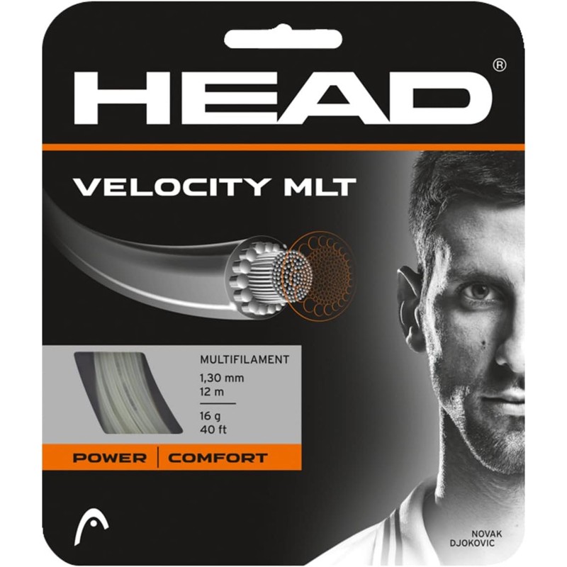 HEAD Velocity MLT Cuerda de Raqueta de Tenis 40' Set