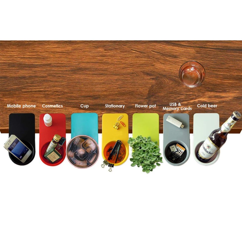 HOLLIHI Drink Bottle Holder Clip for Table Office