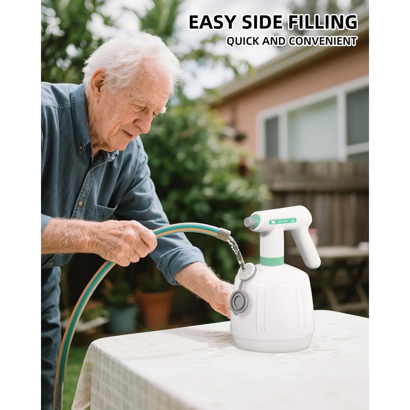 Uten Cordless Electric Sprayer - 2L Rechargeable Electric Spray Bottle,