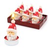 Dekohelden24 Set of 6 Santa Claus Tea Light Dimensions 4