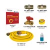 PROCURU 1/2" OD x 72" Gas Flex Connector Kit with
