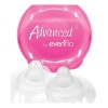 Evenflo Pezonera Advanced Silicón 2 Pzas C/estuche Breast Sin Talla