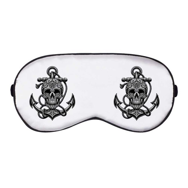 'Skull with Anchor & Rope' Sleep/Travel Eye Mask (EY00022338)