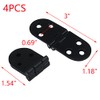 T Tulead Folding Flip Top Hinges Zinc Alloy Butler Tray