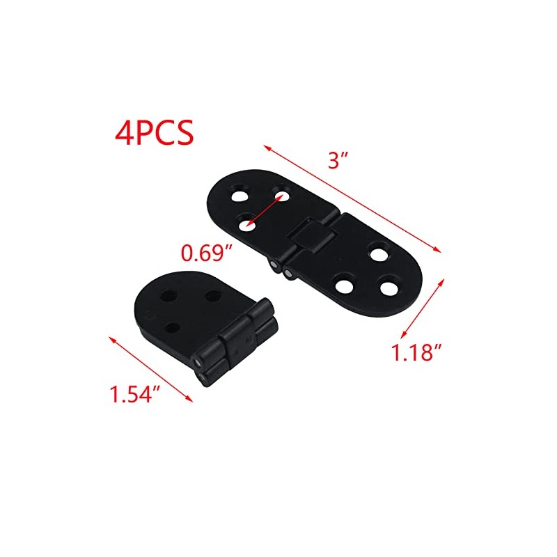 T Tulead Folding Flip Top Hinges Zinc Alloy Butler Tray