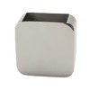 Gedy PL981300300 Brush Holder, Chrome, 4.5 x 10 x 10