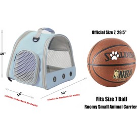 Portable Guinea Pig Carrier Backpack, Clear Bubble Window Backpack for Guinea Pig, Bunny Rat Bird Small Animals