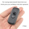 Hahiyo 6A 250V Inline Cord Switch Rocker Button Double Pole