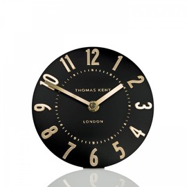 Thomas Kent London Mulberry Noir Small Mantel Clock