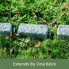 Beuta DIY No Dig Faux Stone Landscape Edging Extend Brick