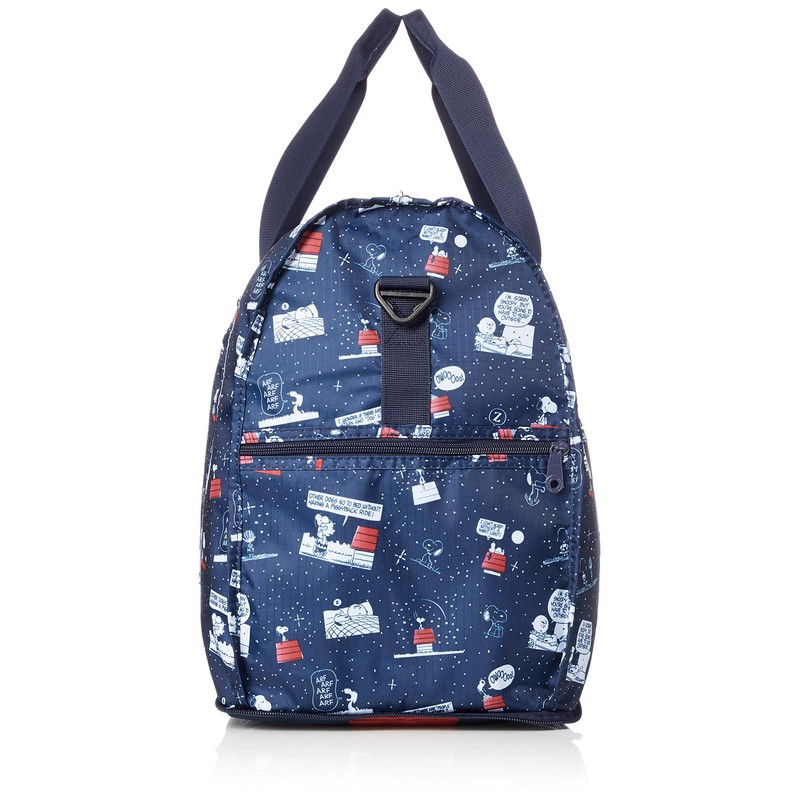 Hapitas Folding Boston Bag, Large Size, Carry-on, Wide Patterns, 15.0