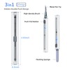 2Pcs Earbud Cleaning kit， Multi-Function Cleaning Pen with Soft Brush
