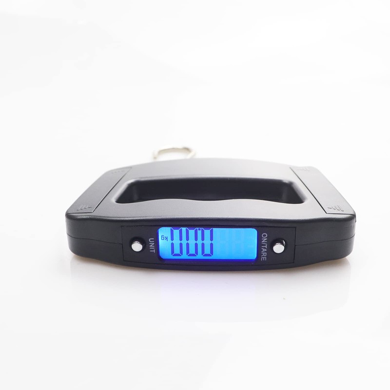 Luggage Scales 50kg Electronic Hanging Scales Suitcase Scales with Backlight