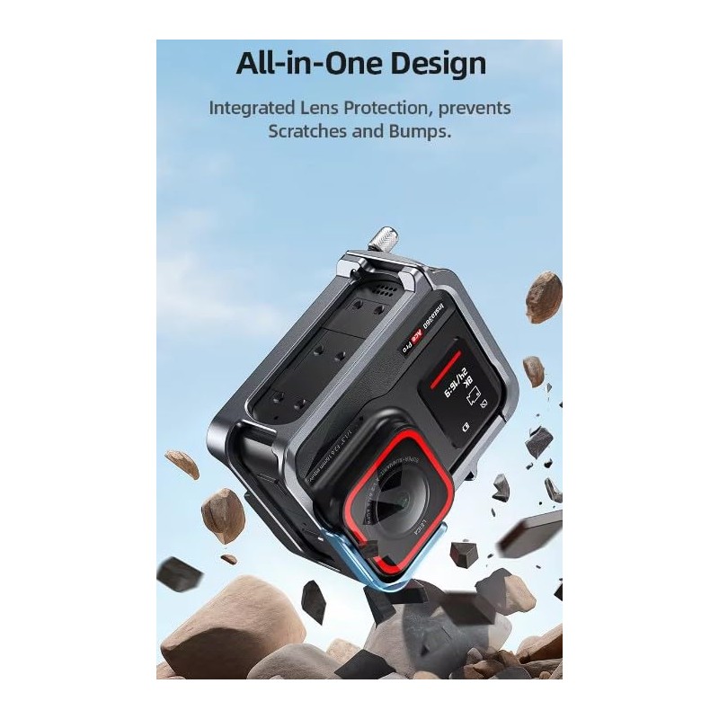 CamGo Telesin Vlogging Cage Case for Insta360 Ace/Ace Pro/Ace Pro