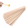SGERUFZ 20 Holzstäbchen - Wachsschaber aus Holz zum Kontrollieren oder