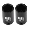 CASOMAN 2PCS 3/8" Drive 13/16" 5-Point Impact Grade Utility Socket,