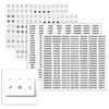 Rousrie Transparent Fan Light Switch Sticker for Identifying Switches and