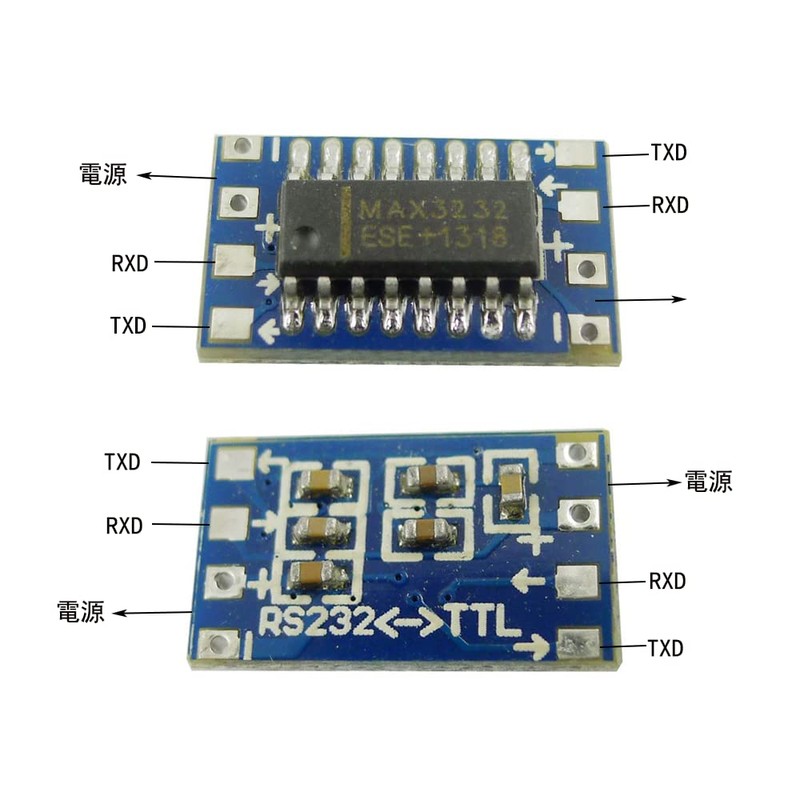 KKHMF 10pcs Serial Port Mini RS232 to MAX3232 TTL Converter