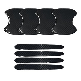 Black Door Handle Protector for Toyota Prius 60 Series 5th Generation ZVW60 ZVW65 MXWH60 2022~ bZ4X XEAM10 / YEAM15 Type 2022~ Door Handle Protectors Set of 8
