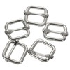 sourcing map Slide Buckle, 10Pcs 1" - Metal Tri-Glides Slide